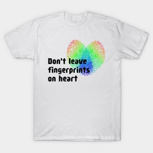 heart fingerprints T-Shirt